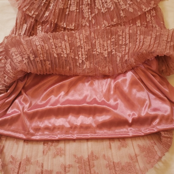 INDIGO ROSE MAUVE CHIFFON TOP - Picture 5 of 8